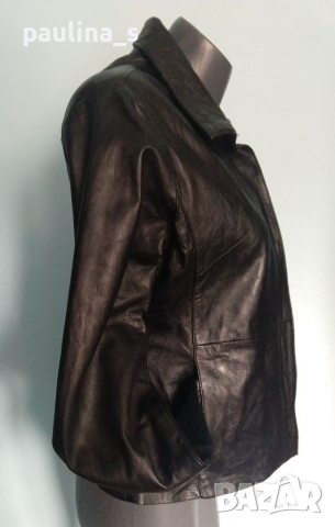 Дамско яке тип сако от естествена кожа "The Keenan leather" company , снимка 4 - Якета - 36507936