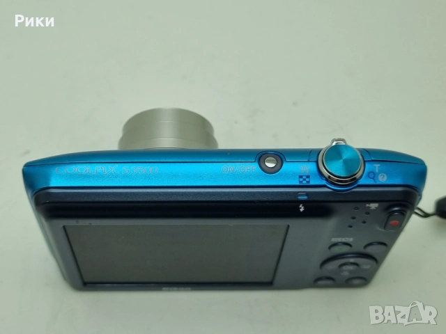 Nikon Coolpix S3500 Blue 20.1MP, снимка 11 - Фотоапарати - 53804763