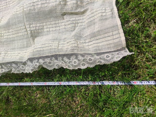 Продавам Чаршаф с дантела , снимка 2 - Декорация за дома - 41886572