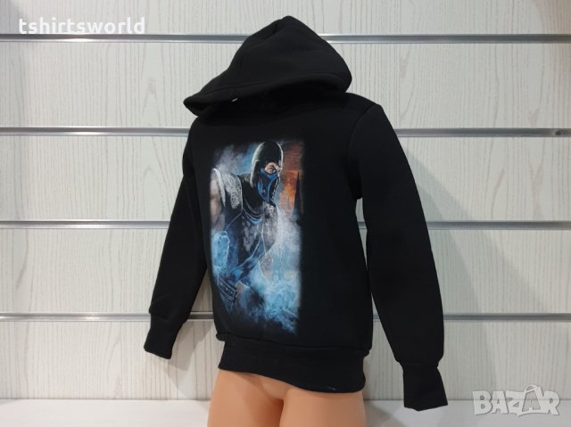 Нов детски суичър с дигитален печат героя от Mortal Kombat - Sub Zero (Суб Зиро), MK, снимка 5 - Детски анцузи и суичери - 34832798