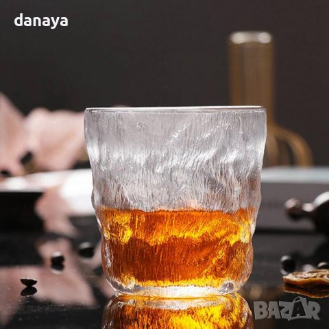 3461 Чаша за уиски с ледена текстура, 200 мл, снимка 7 - Чаши - 39213591