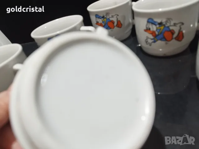 Стар български порцелан чаши купички детски мотиви , снимка 7 - Антикварни и старинни предмети - 53929856