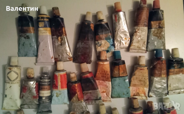 Лот от 36 използвани маслени бои годни за употреба, снимка 3 - Други - 52149894