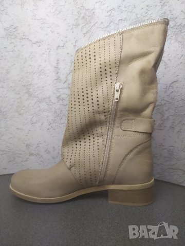 Кожени есенни перфорирани Боти Primadonna 36, снимка 5 - Дамски боти - 42456204