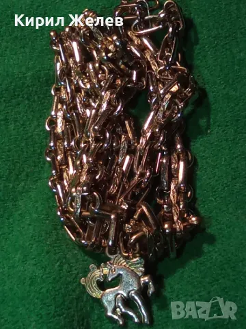 ВНУШИТЕЛЕН ЛАНЕЦ от БЛАГОРОДНА СТОМАНА с АРТ ВИСУЛКА КОНЧЕ 47403, снимка 12 - Колиета, медальони, синджири - 47298500