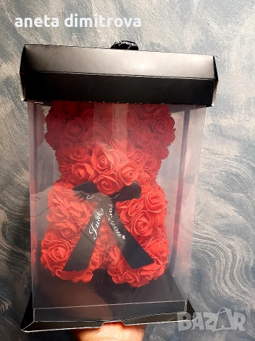 Мече от рози , снимка 3 - Романтични подаръци - 53053698