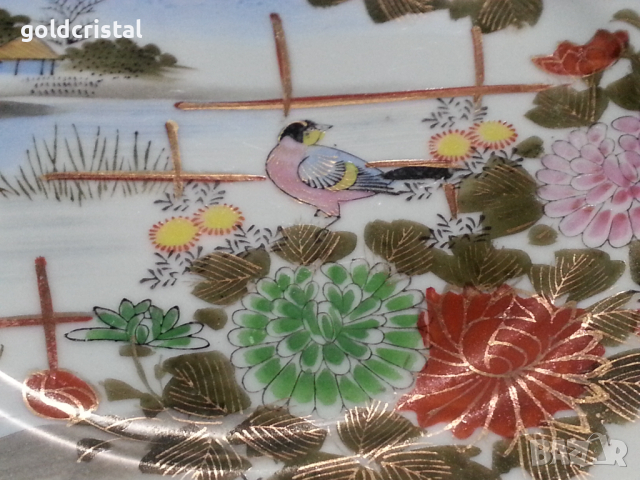 Японски фин порцелан чинии, снимка 9 - Антикварни и старинни предмети - 44797498