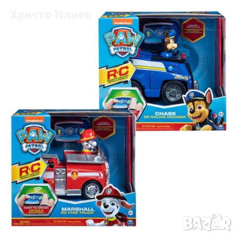 Paw Patrol Пожарникарския камион на Маршал с дистанционно управление, снимка 4 - Коли, камиони, мотори, писти - 53813515