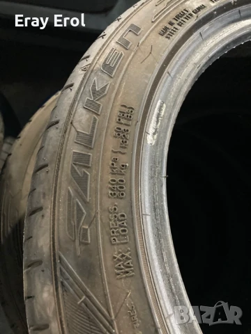 2бр - 215 45 16 - Falken - 2021 година - 6.5мм грайфер, снимка 4 - Гуми и джанти - 51313263