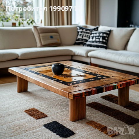 Холна маса по поръчка - ръчно изработена и изрисувана - уникат, снимка 3 - Маси - 53726576