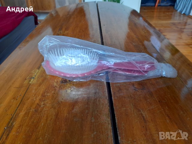 Стар комплект за коса,четка,гребен,огледало