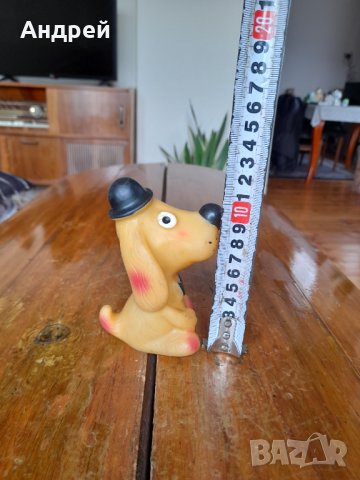 Стара гумена играчка Куче #9, снимка 4 - Други ценни предмети - 39478200