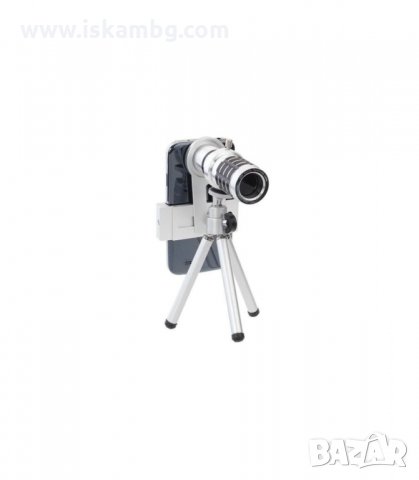 12X ZOOM ТЕЛЕСКОП, МОБИЛЕН ТЕЛЕОБЕКТИВ КОМПЛЕКТ СЪС СТАТИВ ЗА МОБИЛЕН ТЕЛЕФОН - код 1883, снимка 4 - Селфи стикове, аксесоари - 33976448