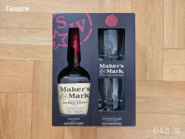 Maker's mark уиски с чаши
