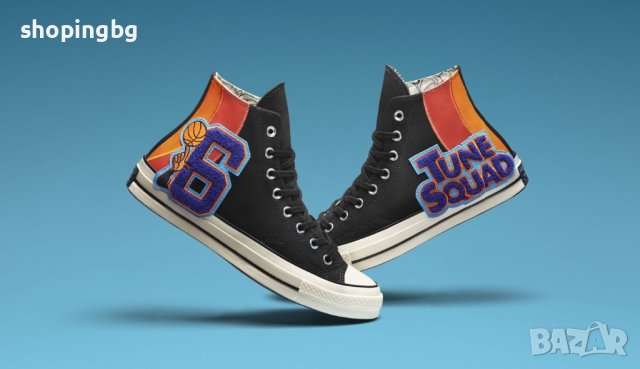 -17% Дамски - детски кецове CONVERSE X Space Jam- 35-36, снимка 9 - Детски маратонки - 40250683