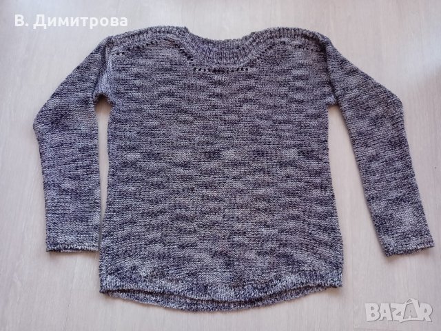 Широка блузка с интересен цвят, M размер , снимка 2 - Блузи с дълъг ръкав и пуловери - 35745314