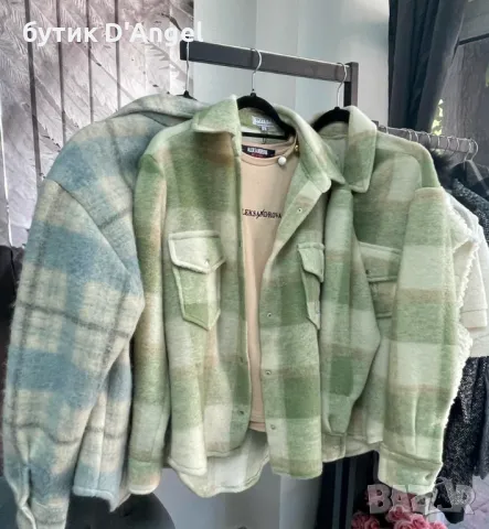 FOTEVA FASHION HOUSE връхна риза синя, снимка 11 - Ризи - 47438595