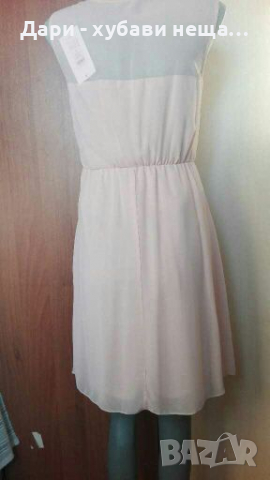 Нежна рокля на Vila, в розово🍀❤M,M/L❤🍀арт.4082, снимка 2 - Рокли - 36184138