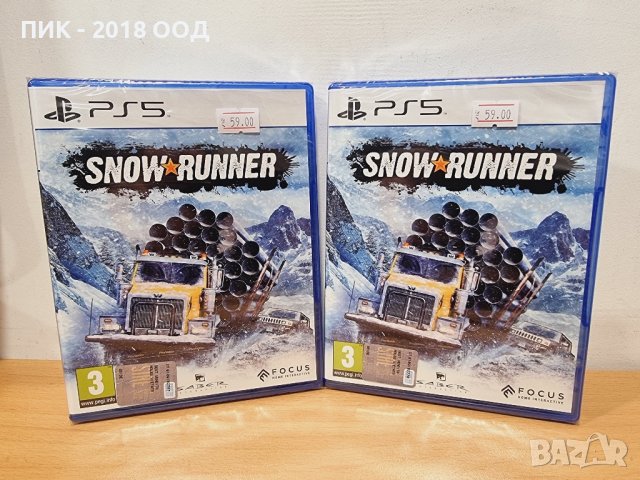 Чисто нова игра SNOWRUNNER за PS5, снимка 1 - Игри за PlayStation - 40896277