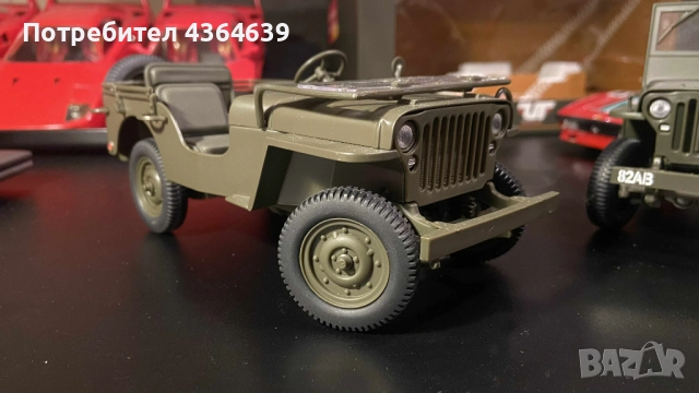 Willy's Jeep 1:18 Gate Autoart, UT Minichamps , снимка 10 - Колекции - 51937515