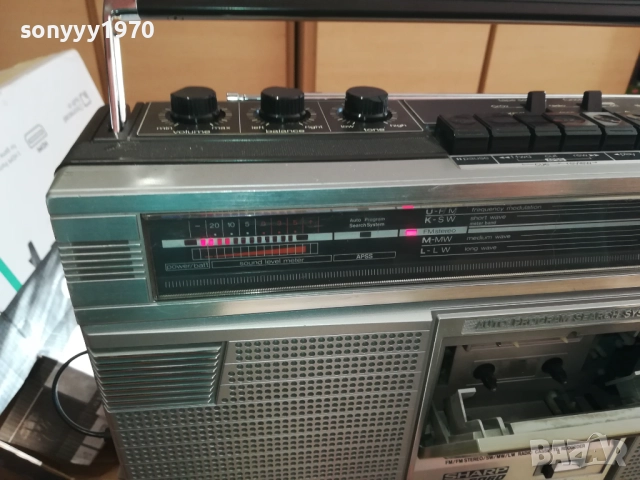 SHARP GF-6060 MADE IN JAPAN 2511251331, снимка 4 - Радиокасетофони, транзистори - 52535504