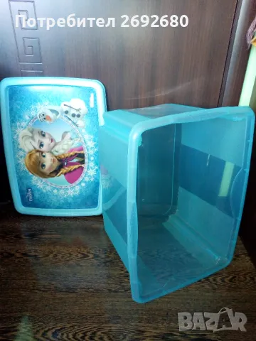 Нови големи кутии за съхранение FROZEN Disnep , снимка 4 - Други стоки за дома - 49241537