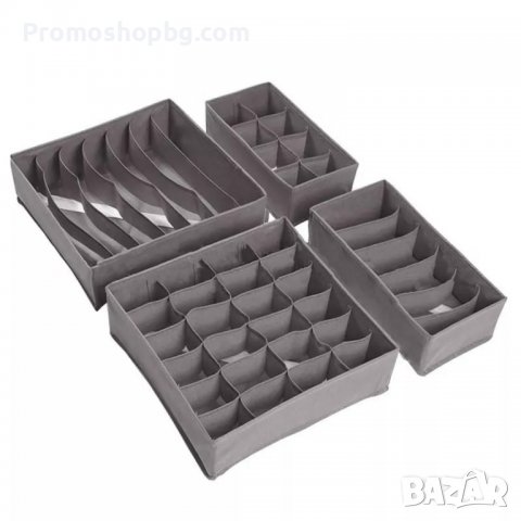 Органайзер за бельо и чорапи - комплект от 4 броя, снимка 2 - Други стоки за дома - 38914006