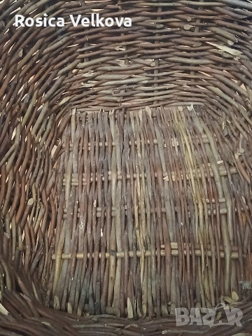 Голяма ръчно плетена кошница , снимка 6 - Декорация за дома - 53868796