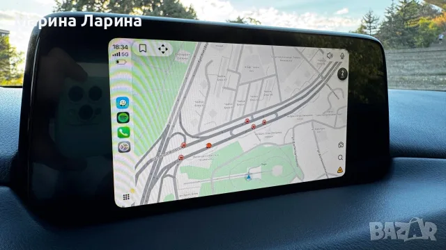 Mazda CX-5 2.2 Skyactiv-D, 4x4 Automatic, 10.2018 г., 88 000 км, Head up, снимка 6 - Автомобили и джипове - 56009615
