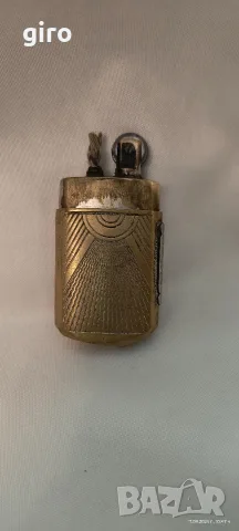 Антикварна френска Art Deco бензинова запалка с бандерол от 20-те години, снимка 11 - Други ценни предмети - 56112593