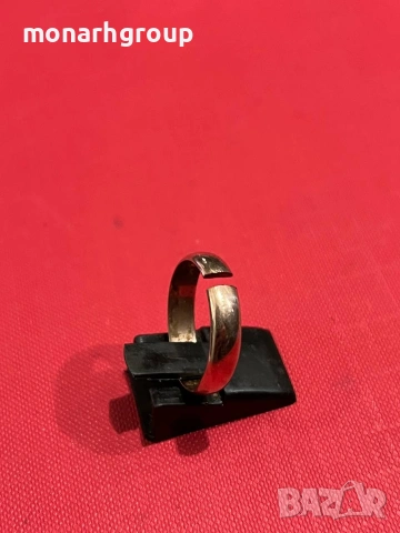 Златен пръстен 9К /сцепен/, снимка 2 - Пръстени - 53654393