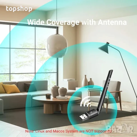 Bluetooth 5.4 Adapter UGREEN USB, снимка 4 - Мрежови адаптери - 50542326