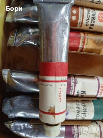 Стари маслени бои Ленинград 1951-1954г, снимка 7 - Други ценни предмети - 40846437