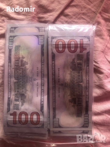 Холограмни вакумки 100 долара, снимка 2 - Други - 53766706