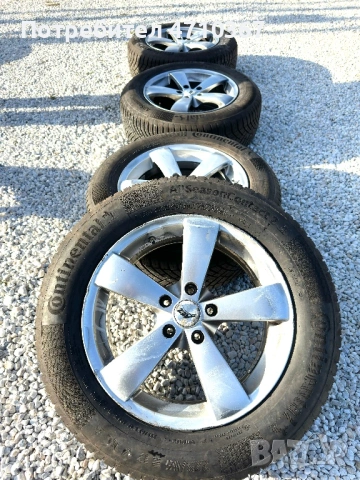 Всесезонни гуми Continental 225/65/17 дот1924, с джанти за RAV 4, снимка 8 - Гуми и джанти - 53843529