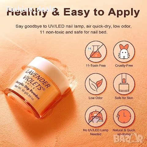 Нов комплект декорация пудра топ лак за нокти Жени Маникюр Подарък, снимка 3 - Продукти за маникюр - 42349521