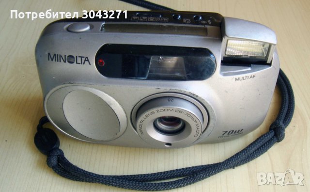 Minolta Riva Zoom 70W - АПАРАТ С УПЪТВАНЕ, снимка 7 - Фотоапарати - 37022490