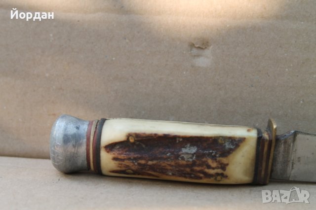 Немски ловен нож ''Omega Solingen'', снимка 2 - Антикварни и старинни предмети - 41532293
