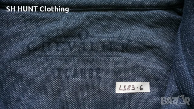 CHEVALIER Herren Polo-Shirt Whats Pique Navy размер M тениска - 267, снимка 8 - Тениски - 41245277