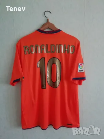 Barcelona Ronaldinho 2006-2007 Nike оригинална тениска фланелка Барселона Роналдиньо екип , снимка 1 - Тениски - 49661730