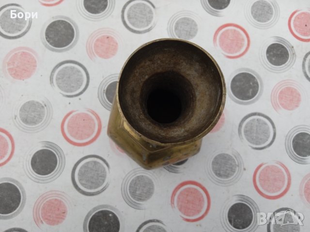 Стара ваза от меснг, снимка 5 - Други ценни предмети - 38989647