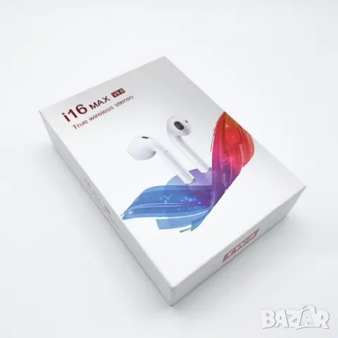 Безжични слушалки с управление на всички функции чрез докосване i16 Max TWS EP40, снимка 8 - Bluetooth слушалки - 47831009