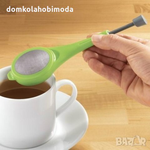 Инфузер за чай, с Бутало за изцеждане, 18x4 см., снимка 5 - Чаши - 34490334