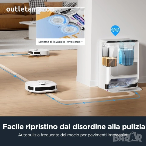 прахосмукачка робот Eureka J12 Ultra, снимка 3 - Прахосмукачки - 53525355