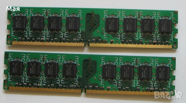 Памет DDR2, 2x1GB, снимка 2 - RAM памет - 25480213