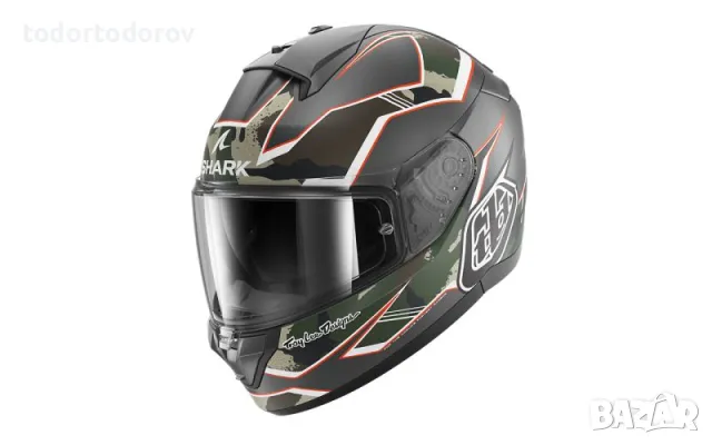 ОП ЦЕНА Каска за мотор SHARK RIDILL2 MATRIX CAMO MATT,вградени очила, снимка 1