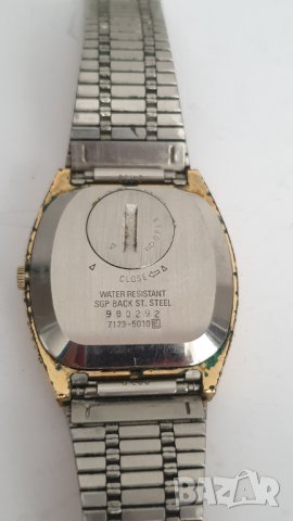 Мъжки кварцов часовник SEIKO SQ 7123-5010 DAY/DATE, снимка 8 - Антикварни и старинни предмети - 41905260