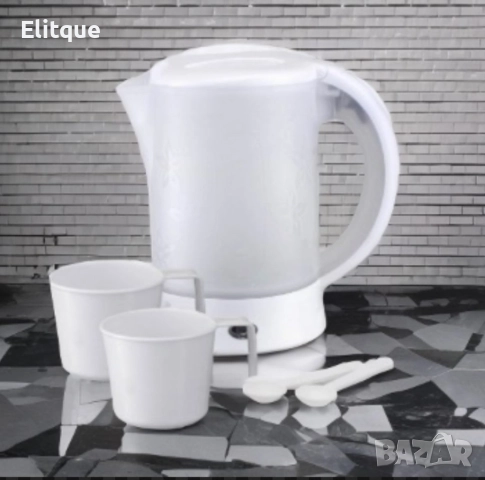 Електрическа кана туристическа Rosberg 600W, 0.6л., Бяла, снимка 3 - Друга електроника - 52862505