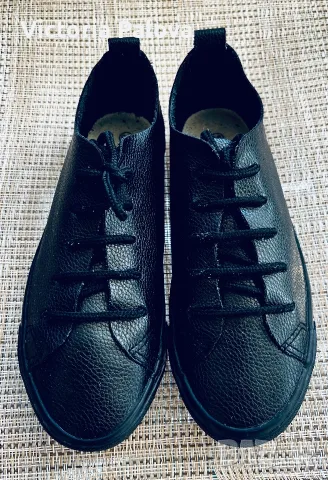 Дамски / Детски черни кожени кецове Cucu Fashion (Barefoot) - Размер 35, снимка 9 - Кецове - 56058144