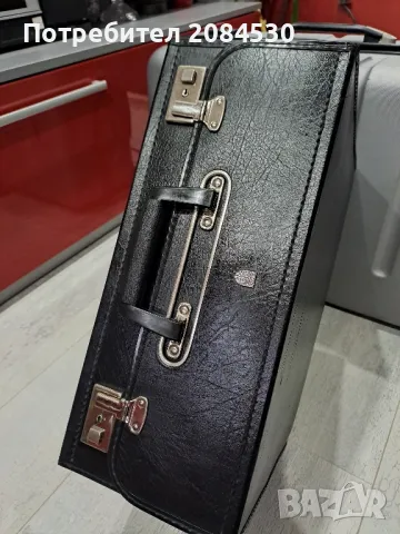 Твърд кожен куфар 46/33/20см, снимка 13 - Куфари - 49165891